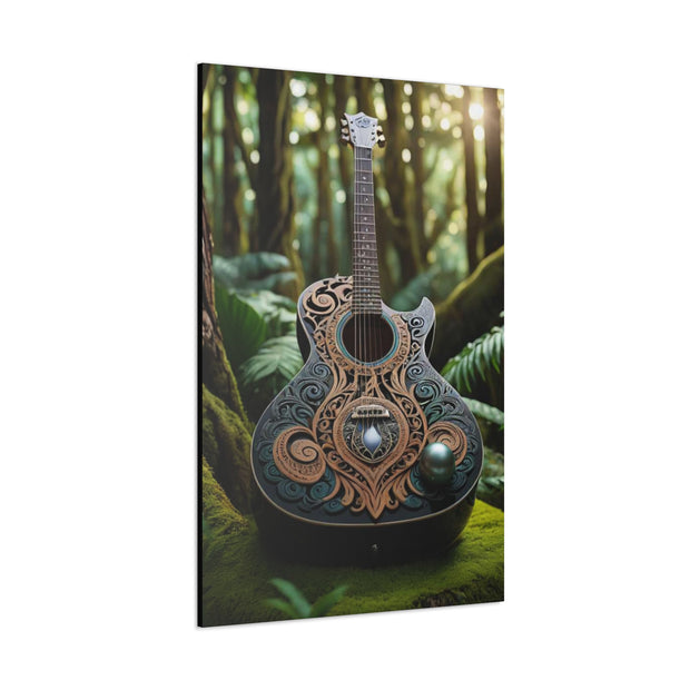 Black Pearl Guitar Classic Canvas