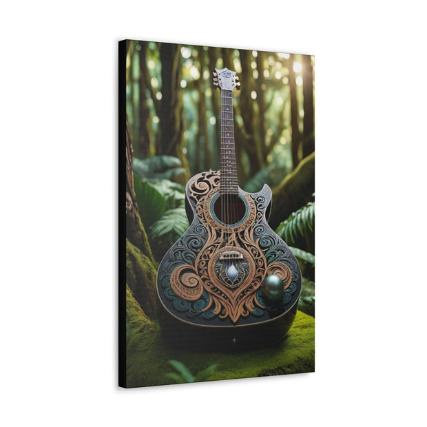 Black Pearl Guitar Classic Canvas