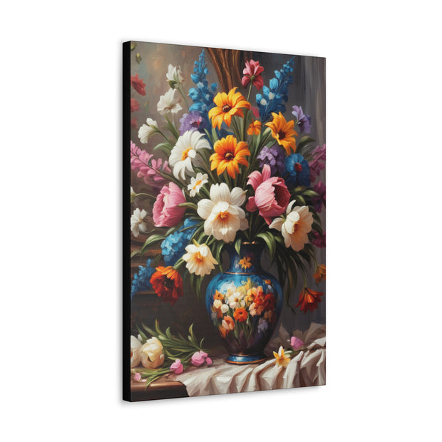 Beautiful Vintage Flowers Classic Canvas