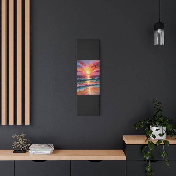 Beautiful Colorful Sunset Oils Classic Canvas
