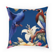 Pheasant A Blue Cushion
