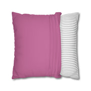 Cute Rabbit in the forest Spun Polyester Square Pillowcase