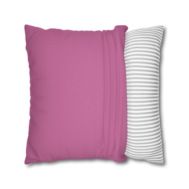Cute Rabbit in the forest Spun Polyester Square Pillowcase
