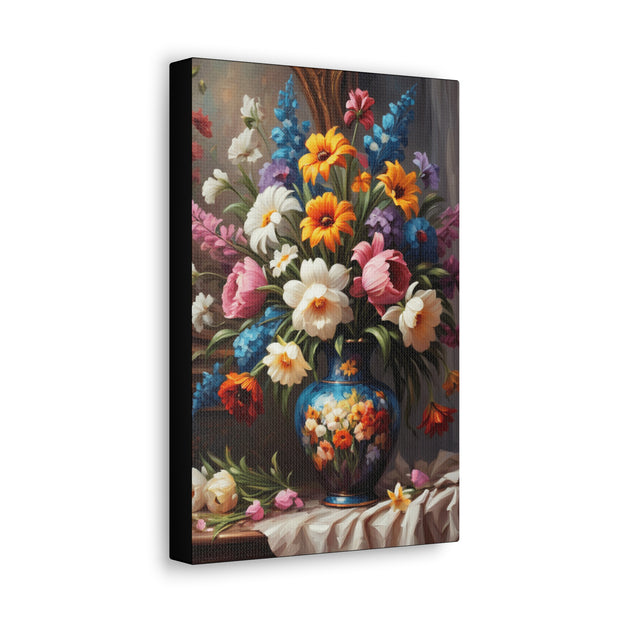 Beautiful Vintage Flowers Classic Canvas