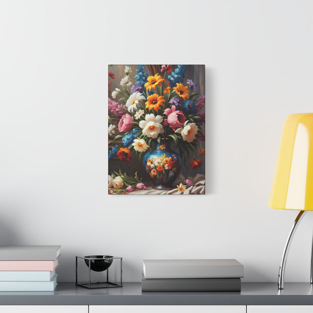 Beautiful Vintage Flowers Classic Canvas