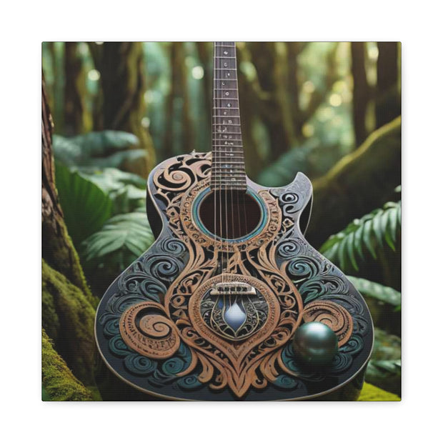 Black Pearl Guitar Classic Canvas