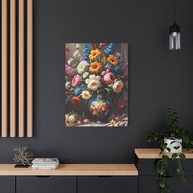 Beautiful Vintage Flowers Classic Canvas