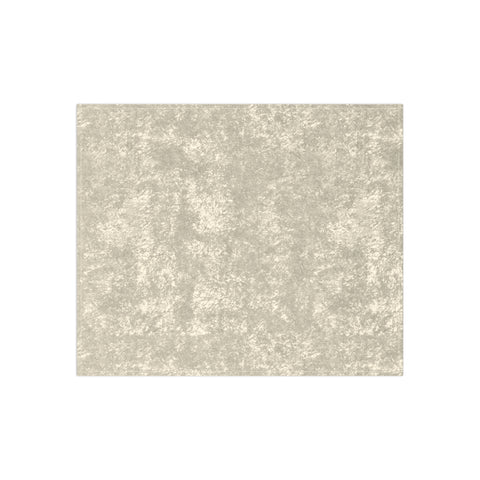 Lucious Rich Cream Crushed Velvet Blanket