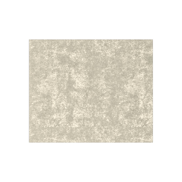 Lucious Rich Cream Crushed Velvet Blanket