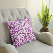 Beautiful Purple Koru Cushion