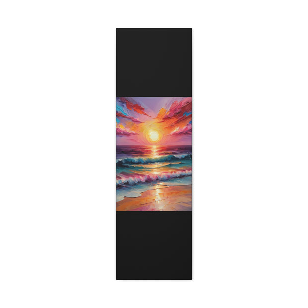 Beautiful Colorful Sunset Oils Classic Canvas