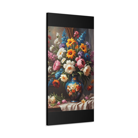 Beautiful Vintage Flowers Classic Canvas