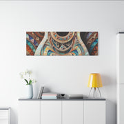 Mother Of Pearl Guitar Colorful Classic Canvas