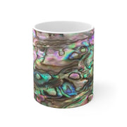 Mug 11oz Paua Abalone Shell Natural