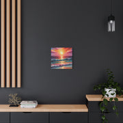 Beautiful Colorful Sunset Oils Classic Canvas