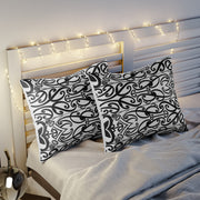 Black And White Maori Koru Pillow Sham