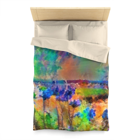Microfiber Duvet Cover Agapanthus Delight