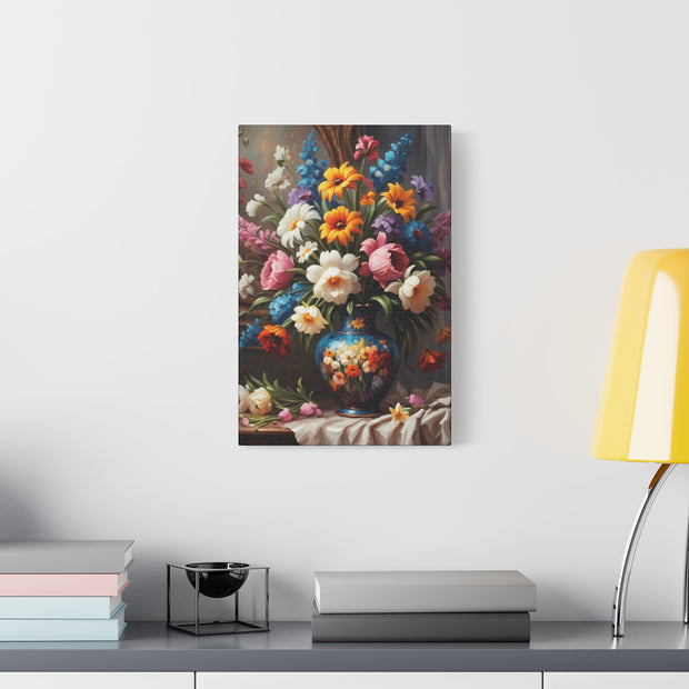 Beautiful Vintage Flowers Classic Canvas