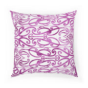 Beautiful Purple Koru Cushion