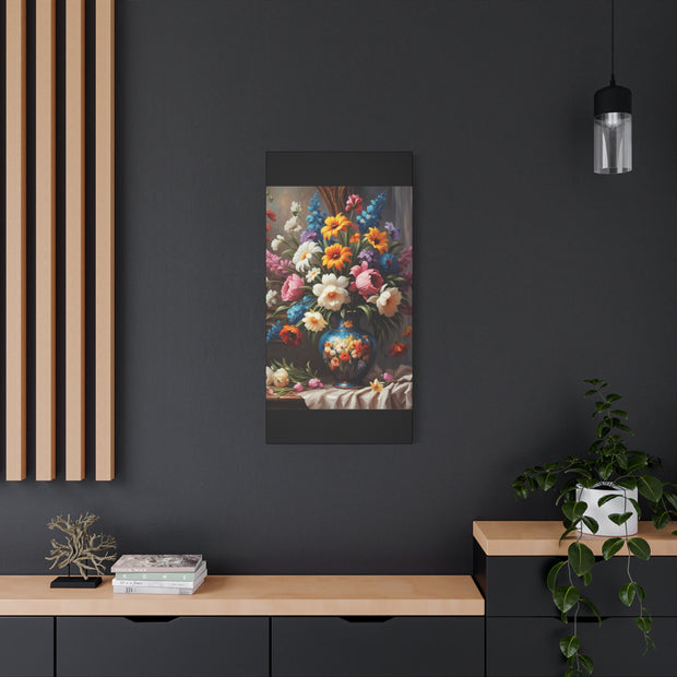 Beautiful Vintage Flowers Classic Canvas