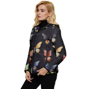 Butterfly Women's Hooded Quilted Jacket
