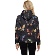 Butterfly Women's Hooded Quilted Jacket
