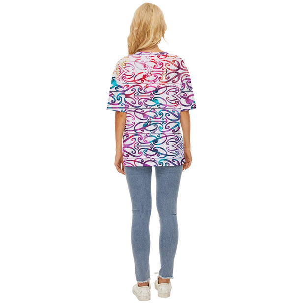 Koru Sunrise Oversized Basic T-Shirt