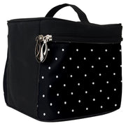 Black Polka Dot Make Up Travel Bag (Big)