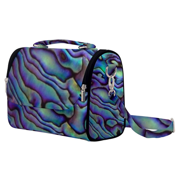 Paua Shell Design Satchel Shoulder Bag