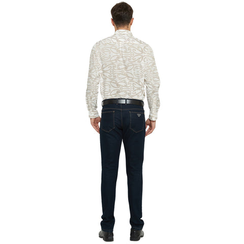 Light Beige Koru Men's Long Sleeve Pocket Shirt