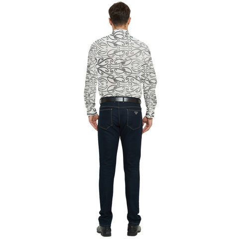 Soft Greys Koru Men's Long Sleeve Pocket Shirt