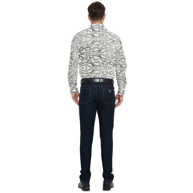 Soft Greys Koru Men's Long Sleeve Pocket Shirt