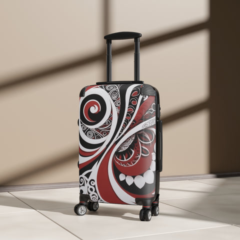 Red Black White Whero Suitcase