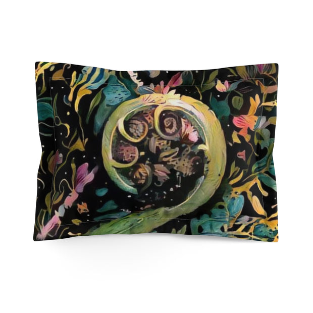 Microfiber Pillow Sham The Most Beautiful Koru Fern