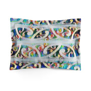 Microfiber Pillow Sham Ethnic Color Koru