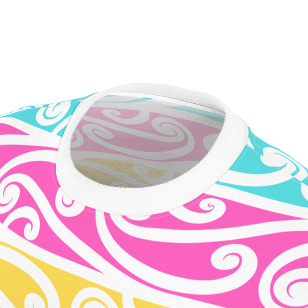 Colorful Koru Unisex Cut & Sew Tee (AOP)