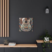 Mother Of Pearl Guitar Colorful Classic Canvas