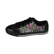 Women's Sneakers  Black Purple Dream Garden