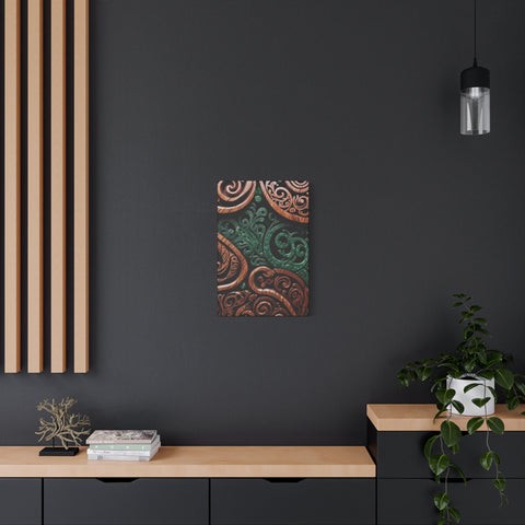 Wood and Jade Pounamu Greenstone Classic Canvas