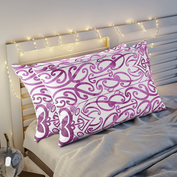 Beautiful Purple Koru Pillow Sham