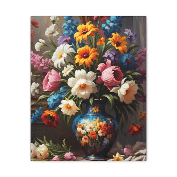 Beautiful Vintage Flowers Classic Canvas