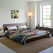 Monet Inspired Garden Watercolor Comforter