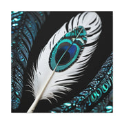 Paua Shell Abalone Feather Classic Canvas