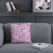 Beautiful Purple Koru Cushion