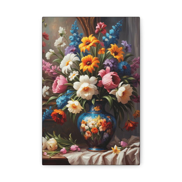 Beautiful Vintage Flowers Classic Canvas