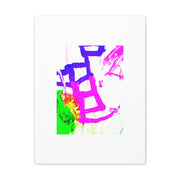 Canvas Gallery Wraps Pink and Blue Ladders Art