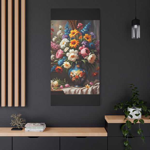 Beautiful Vintage Flowers Classic Canvas