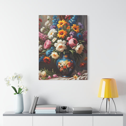 Beautiful Vintage Flowers Classic Canvas