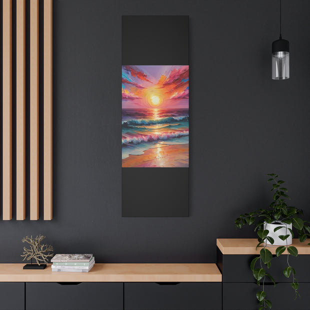 Beautiful Colorful Sunset Oils Classic Canvas