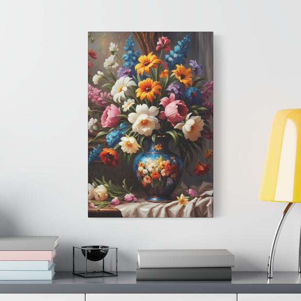 Beautiful Vintage Flowers Classic Canvas